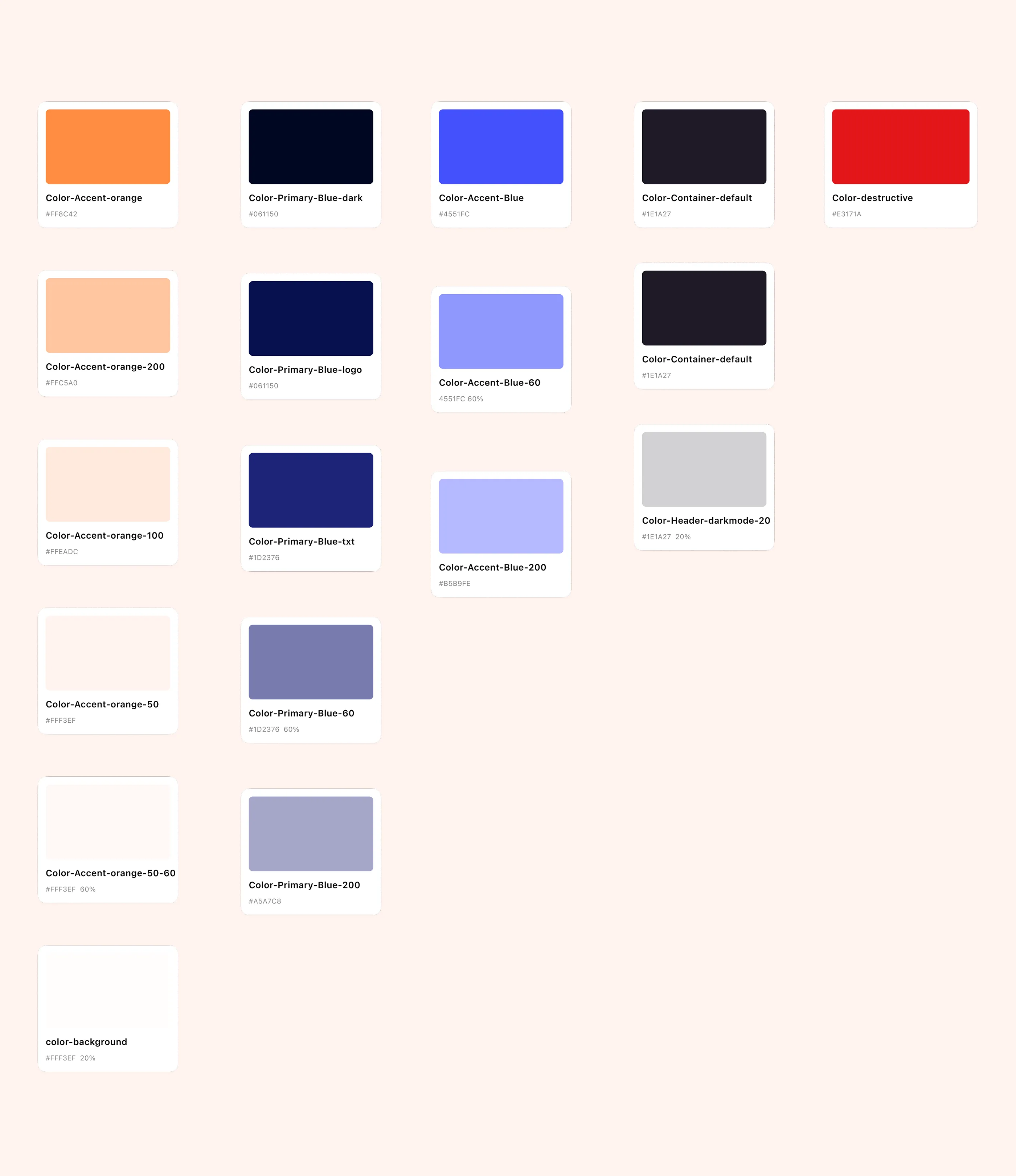 Viser GründerCampus sin fargepalett, med friske og inspirerende farger.