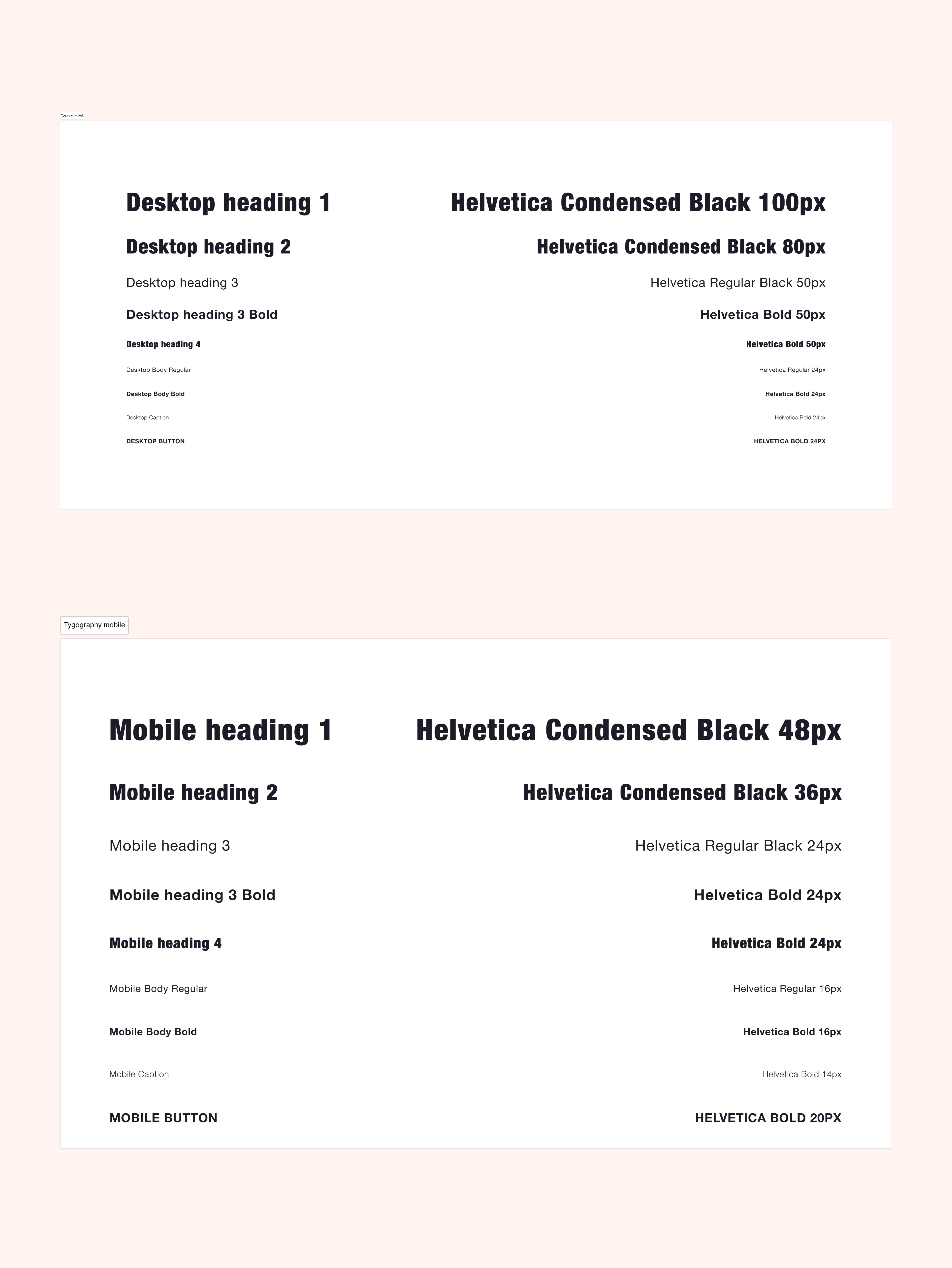 Typografisk oppsett for GründerCampus med valg av fonter for en enhetlig visuell stil.